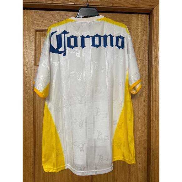 Vtg 2001 2002 Mens 2XL Coca Cola Corona Club America Football Soccer Jersey - Picture 5 of 11